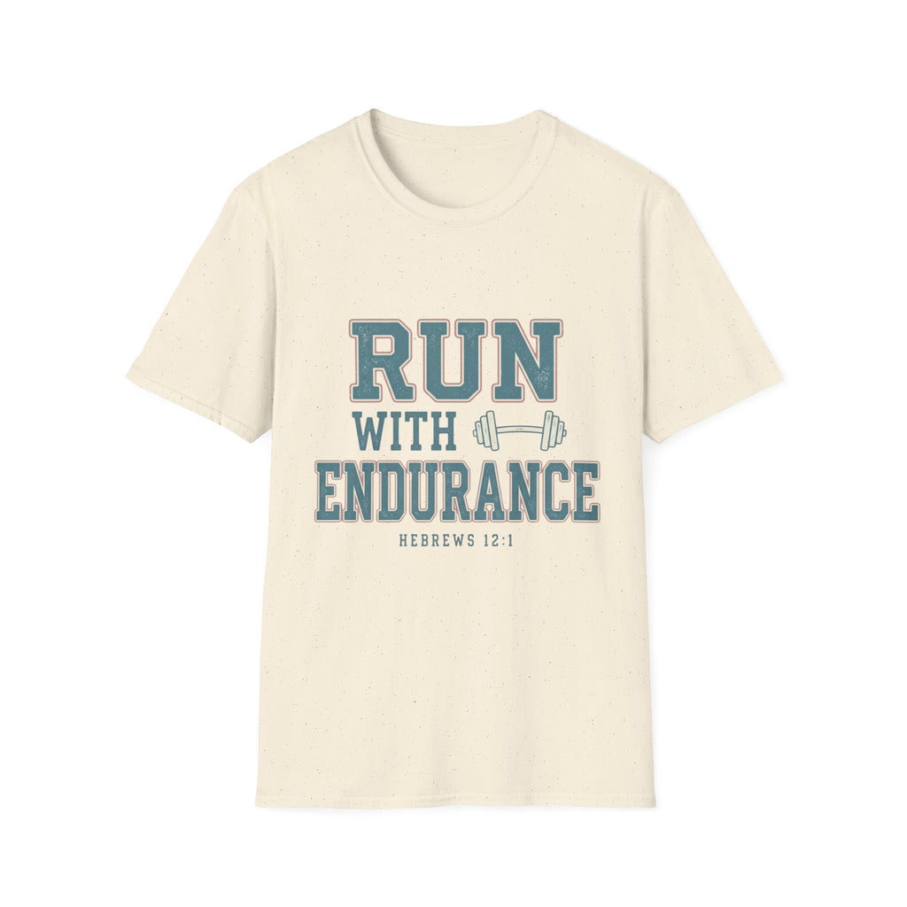 Run With Endurance Dumbbell T-Shirt