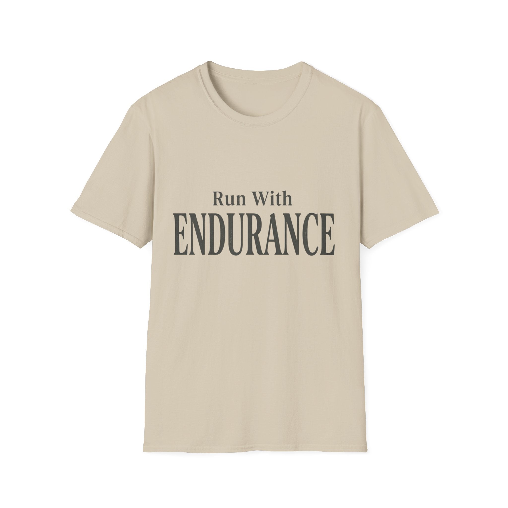 Run With Endurance Text T-Shirt