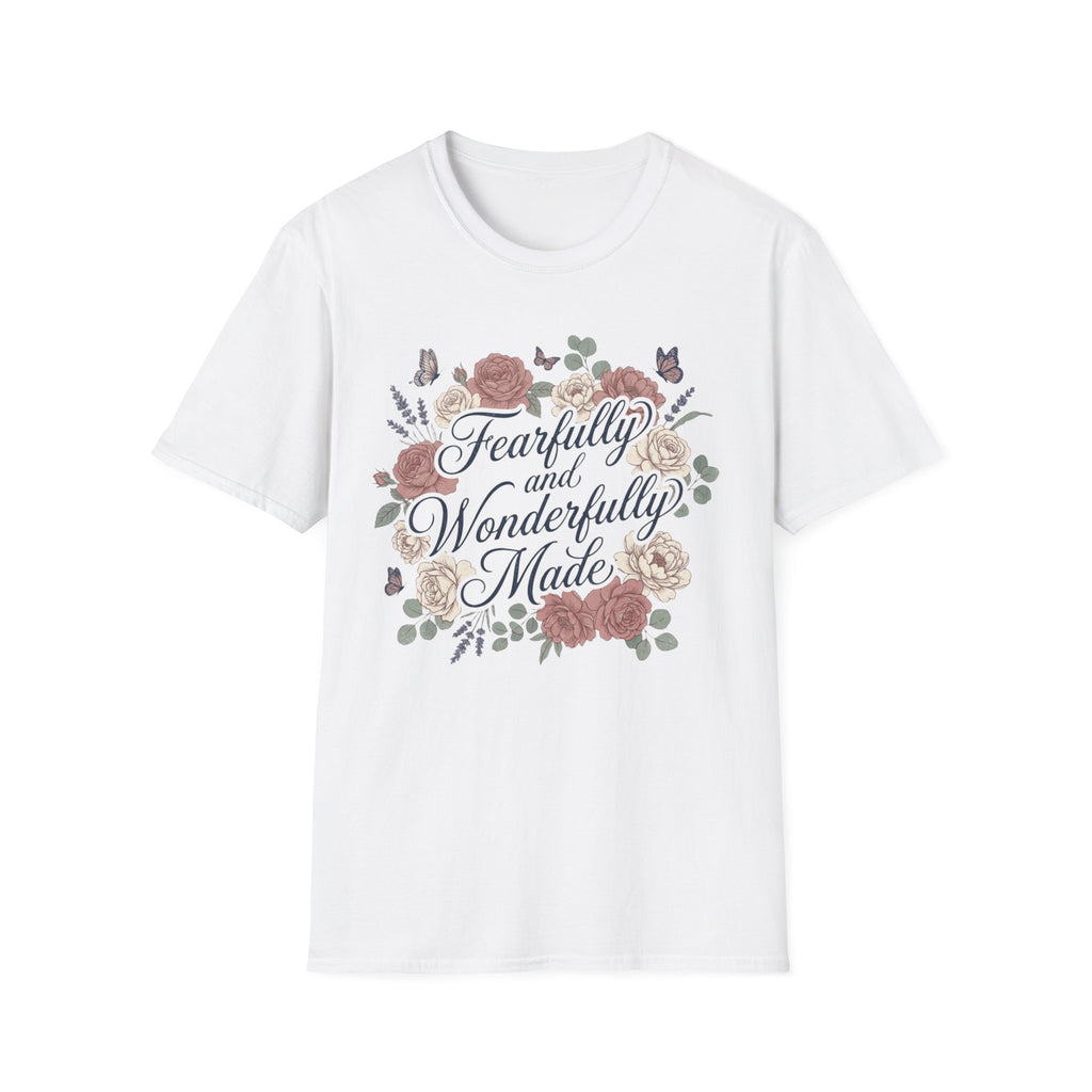 Fearfully and Wonderfully Made Floral T-Shirt
