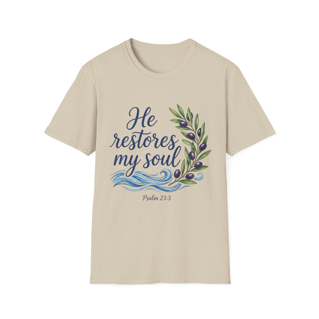He Restores My Soul Whimsical T-Shirt