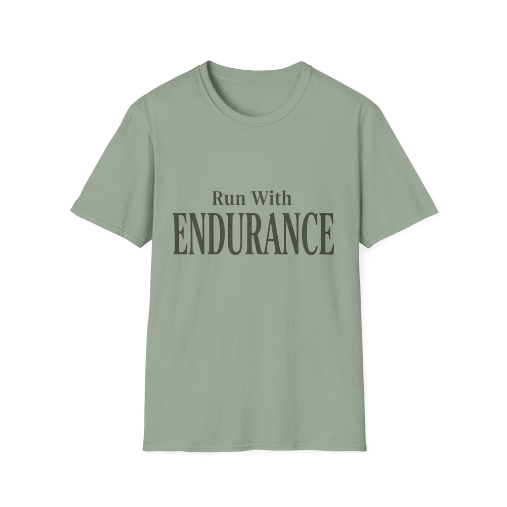 Run With Endurance Text T-Shirt